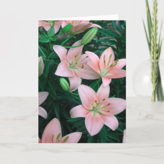 Lilly Flowers Floral Get Well Soon Card