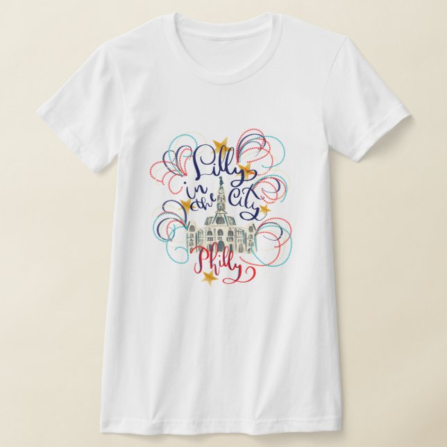 Lilly in the City - Bella & Canvas Slim T-Shirt (Laydown)