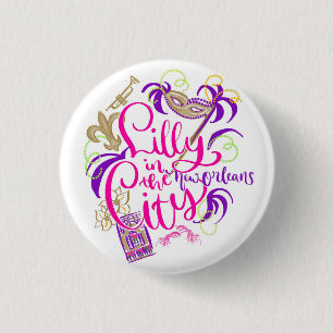 Lilly in the City - New Orleans 3 Cm Round Badge