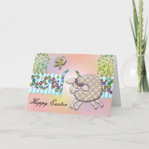 Lilly Lamb's Happy Easter Holiday Card