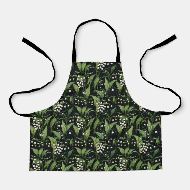 Lilly of the valley pattern  apron (Front)