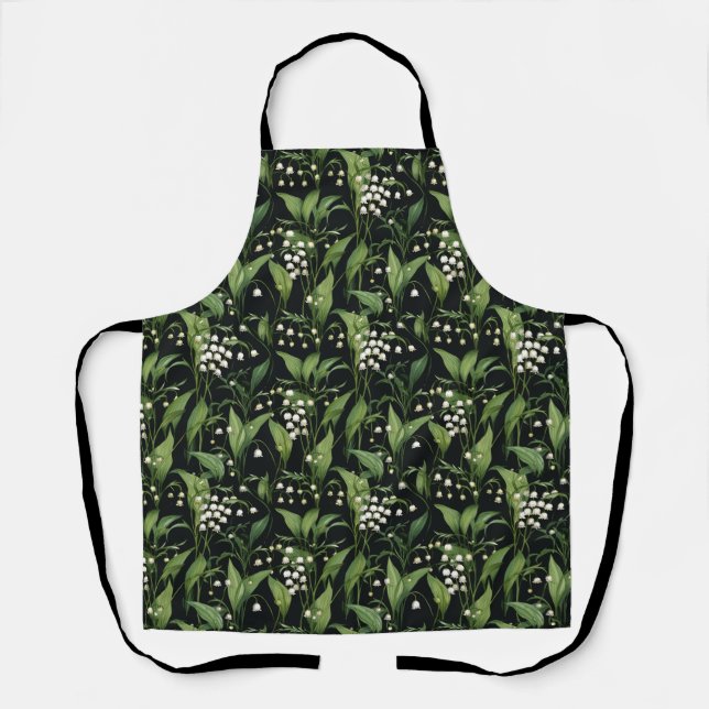 Lilly of the valley pattern  apron (Front)