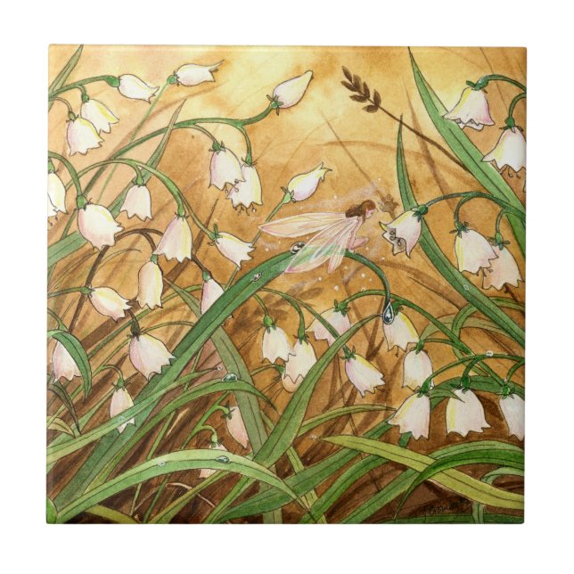 "Lilly of the Valley" tile (Front)