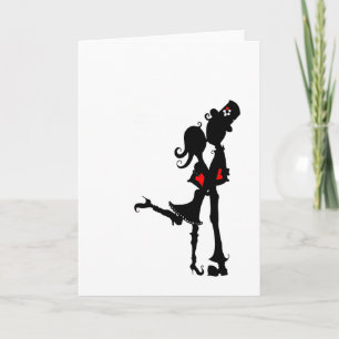 Lilly & Paco's First Kiss Holiday Card