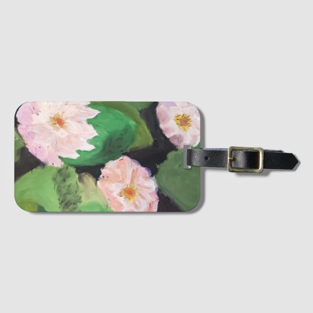 Lilly Pads Luggage Tag (Front Horizontal)