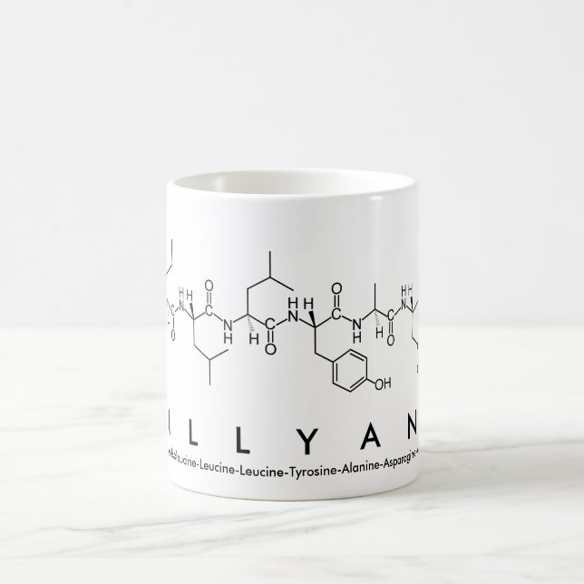 Lillyana peptide name mug (Center)