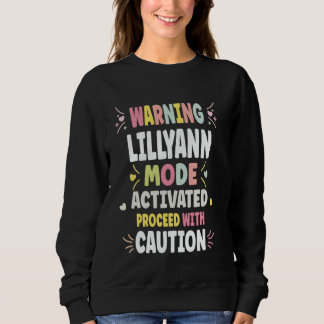 LILLYANN Personalised Women's Gift Custom LILLYANN Sweatshirt
