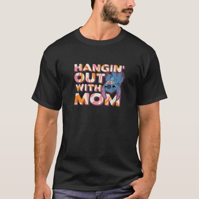 Lilo Stitch Hanging Out With Mum T-Shirt (Front)