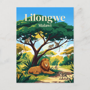 Lilongwe Wildlife Centre Malawi Postcard