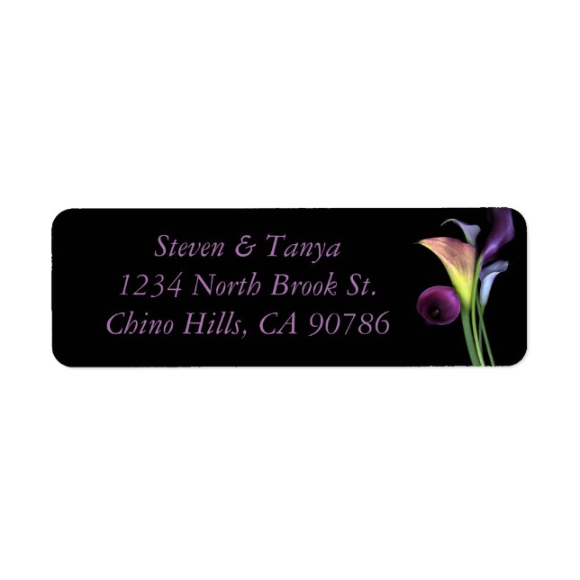 Lily Address Label Return Address Label (Front)