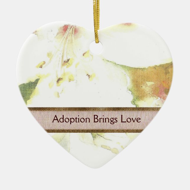 Lily Adoption Ornament (Front)