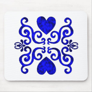 Lily and Heart- rainbowart Mouse Pad