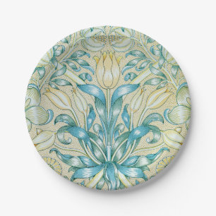 Lily and Pomegranate Vintage Floral Paper Plate