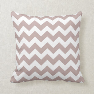 Lily and White Chevron Zig Zag Pillow
