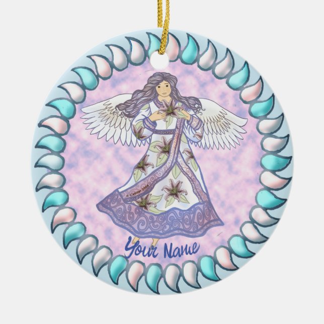 Lily Angel ornament (Front)
