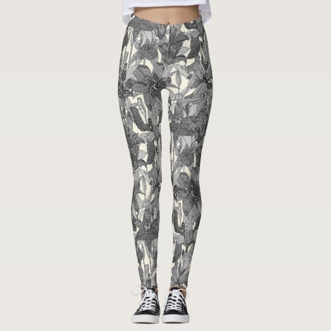 lily black pearl leggings (Front)
