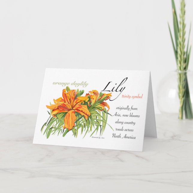 Lily Blank Card (Front)