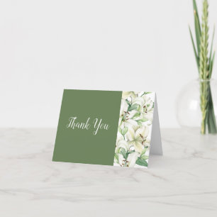 LILY Blossom Elegance Wedding Thank You Card