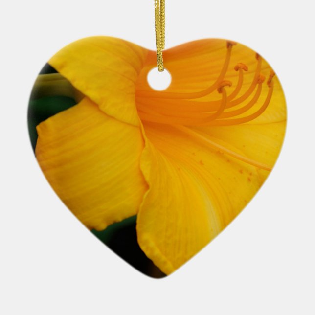 Lily Ceramic Ornament (Front)