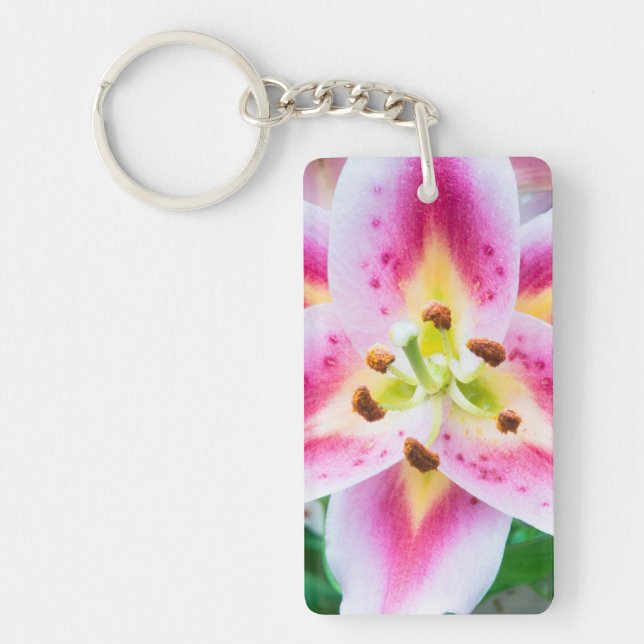 Lily Close-up Key Ring (Front)