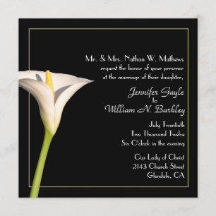 Lily Custom Wedding Invitation