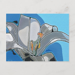Lily digital art card