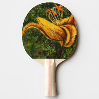"Lily" Floral Ping Pong Paddle