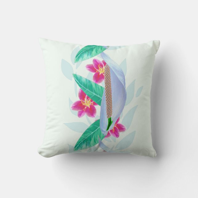 Lily Florals Cushion (Front)