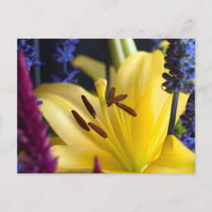 Lily Flower Arrangement Postcard