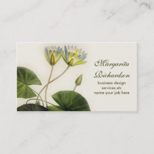 lily flowers business card