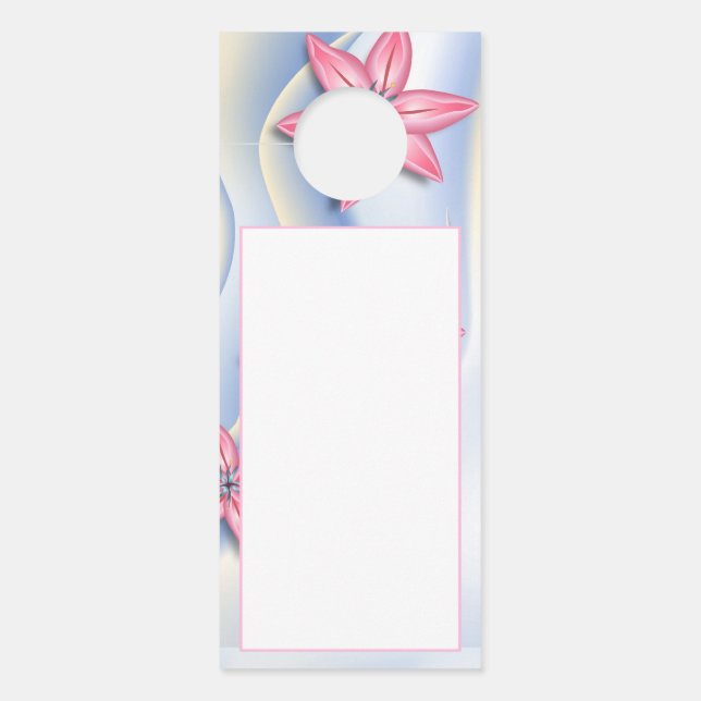 Lily Flowers Door Hanger (Front)