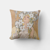 Lily (Four Flowers), Alphonse Mucha