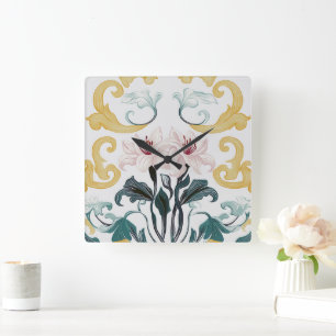 Lily & Grace Square Wall Clock
