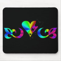 Lily Heart and Butterfy - rainbowart