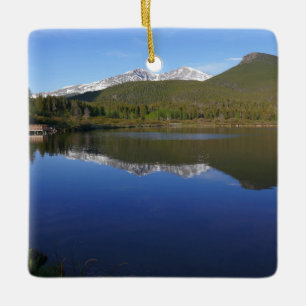 Lily Lake Ceramic Ornament