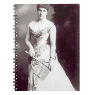Lily Langtry (1853-1929) performing at the Haymark Notebook