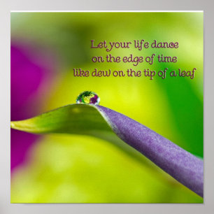 Lily Leaf Poster