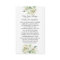 Lily Memorial Photo Funeral Prayer Card