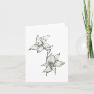 Lily Note Card