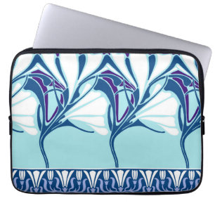 LILY NOUVEAU: BLUE MONDAY LAPTOP SLEEVE
