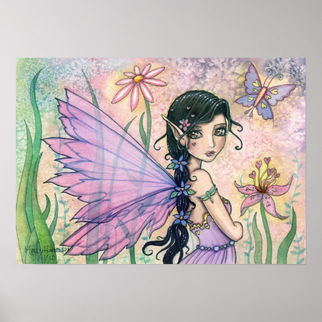 Lily of Love Fairy Poster Print (Front)