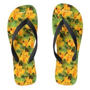 Lily of the Incas / Yellow Alstroemeria Thongs