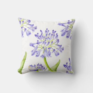 Lily of the Nile on a Throw Pillow