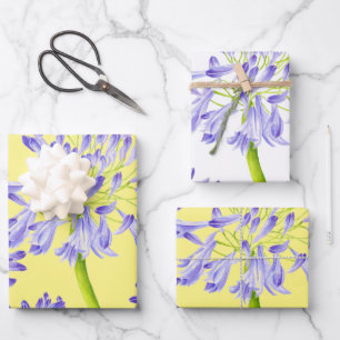 Lily of the Nile on Wrapping Paper Set 