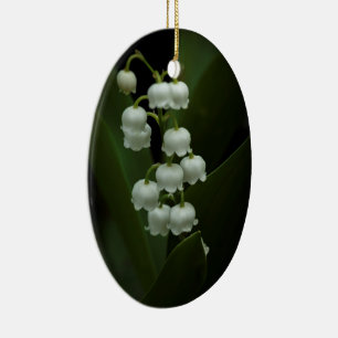 Lily of the Valley-0308 Ceramic Ornament