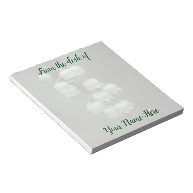 Lily of the Valley-0308 Notepad (Angled)