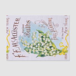 Lily of the Valley Antique Print Tissue Paper