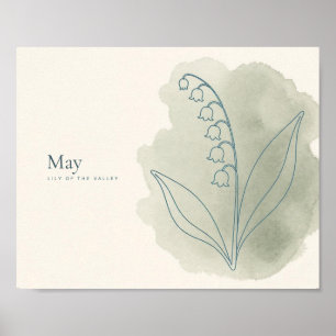 Lily of the Valley Art Print   May Flower