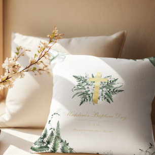 Lily of The Valley   Baptism Christening Keepsake Cushion