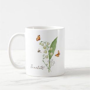 Lily of the Valley Birth Month Flower Coffee Mug